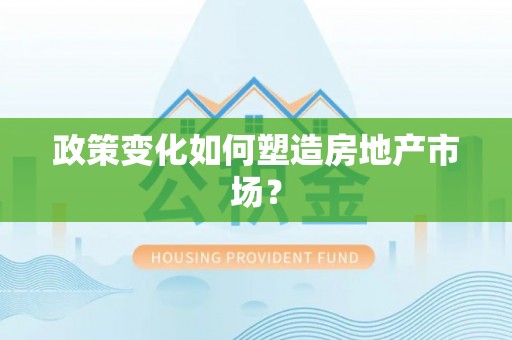 泽州政策变化如何塑造房地产市场？