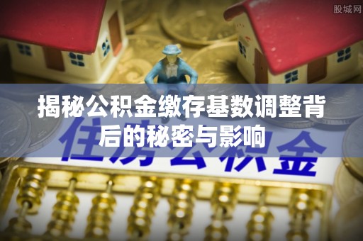 泽州揭秘公积金缴存基数调整背后的秘密与影响