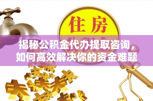 泽州揭秘公积金代办提取咨询，如何高效解决你的资金难题