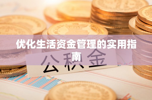 泽州优化生活资金管理的实用指南