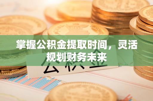 泽州掌握公积金提取时间，灵活规划财务未来