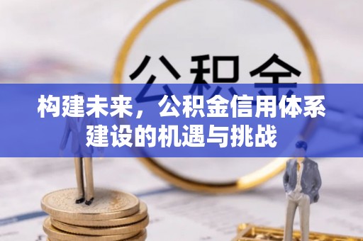 泽州构建未来，公积金信用体系建设的机遇与挑战
