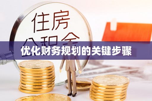 泽州优化财务规划的关键步骤