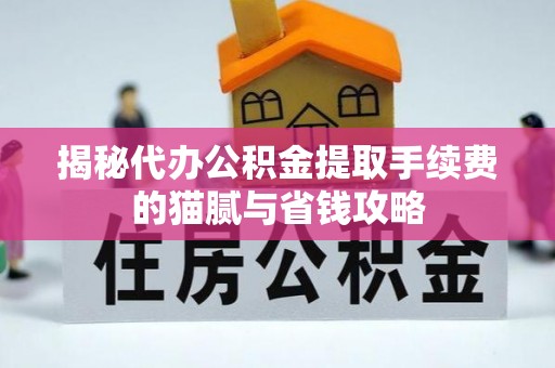 泽州揭秘代办公积金提取手续费的猫腻与省钱攻略