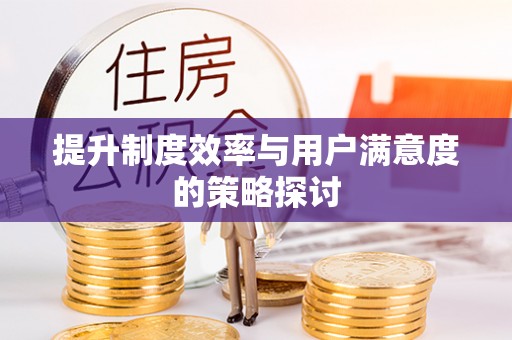 泽州提升制度效率与用户满意度的策略探讨